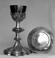 Calice, patène (2), église paroissiale Saint-Georges (Châtillon-en-Vendelais)