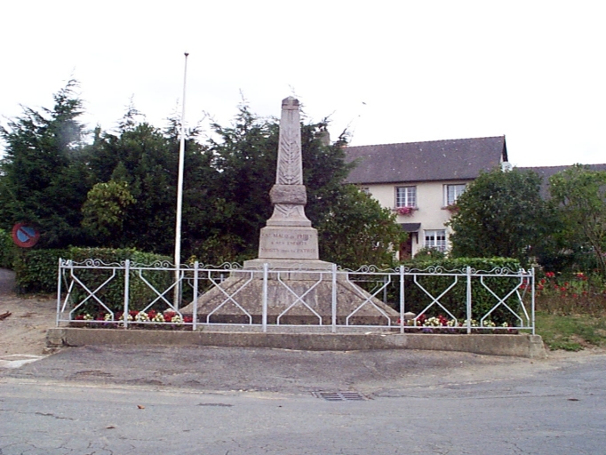 Monument aux morts, rue des Renardières (Saint-Malo-de-Phily)