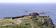 Batterie du fort, Ile aux Moines, fort, les Sept-Iles (Perros-Guirec)