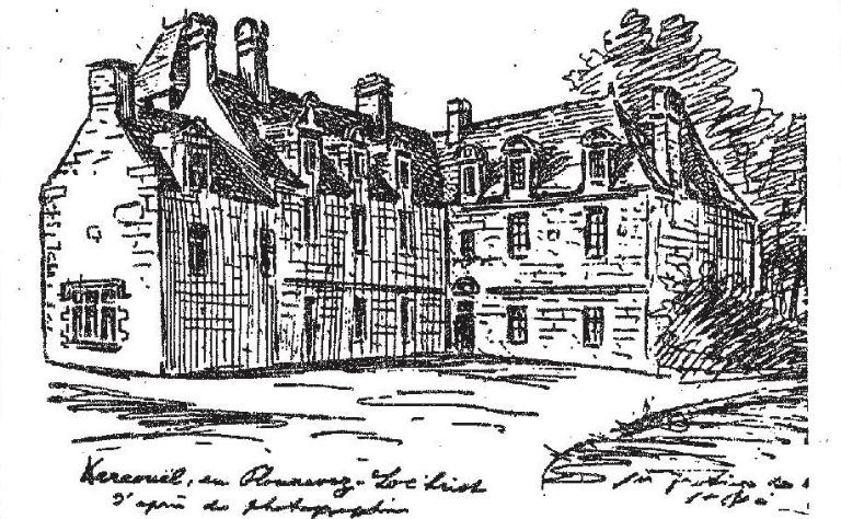 Manoir, Keraouel (Plounévez-Lochrist)