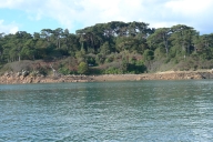 Ouvrages fortifiés de l'Île à Bois sur la commune de Lézardrieux