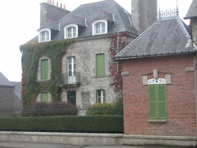 Maison de notable, 41 rue Henri Le Vezouet (Loudéac)