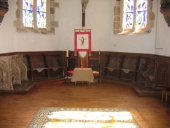 Ensemble de stalles dans l'église Saint-Tugdual (au fond du choeur)