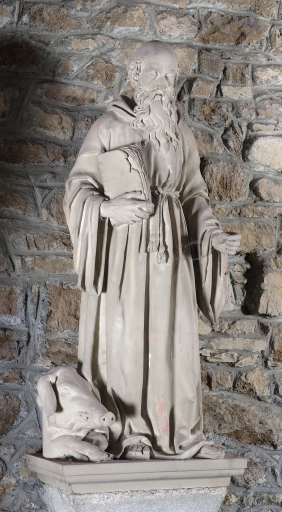 Statue sur culot : Saint Antoine l'Ermite