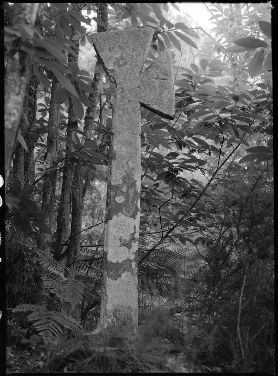 Croix de chemin, dite Croix Jacquary, au sud de Talhuart (La Gacilly)