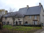Alignement de maisons, 39 à 43 rue de l' Abbaye (Combourg)