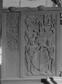 Lambris de revêtement, ancienne collégiale, actuellement église Sainte-Marie-Madeleine (Champeaux)