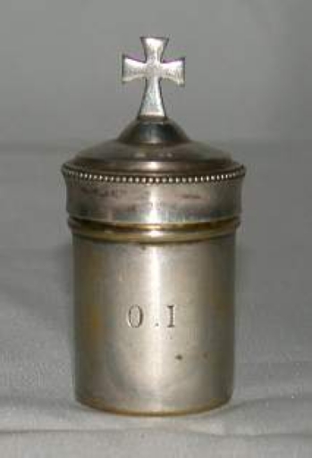 Ampoules à huile des catéchumènes