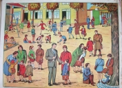 Séries de 24 estampes pour illustrer une 'leçon de choses' : La vie quotidienne