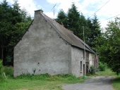 Alignement de maisons, Lorgeril (Paimpont)