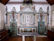 Autel, retable, 2 gradins d'autel, chapelle Saint-Mathurin (Saint-Martin-sur-Oust)