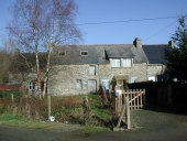 Alignement de maisons, le Paillé (Saint-Pierre-de-Plesguen fusionnée en Mesnil-Roc'h en 2019)