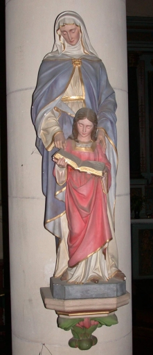 Statue sur culot : Education de la Vierge