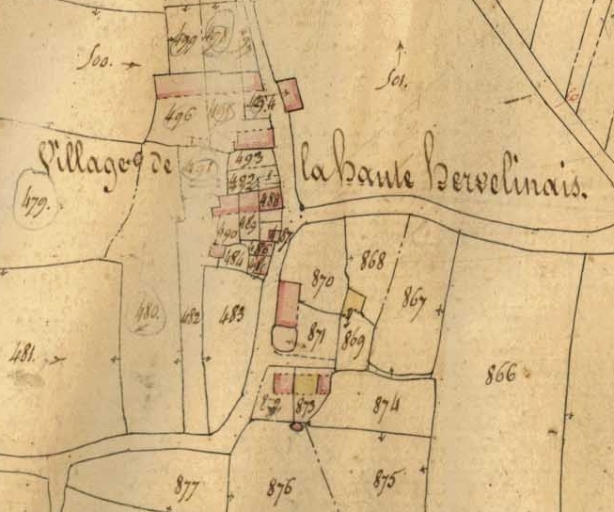 Ecart, la Hervelinais (Saint-Domineuc)