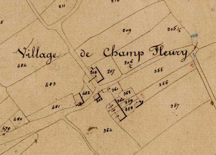 Ecart, Champ Fleury (Guipel)