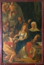 Tableau : Education de la Vierge, avec saint Joachim et des anges