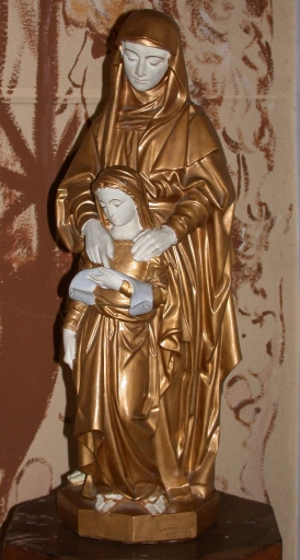 Statue : Education de la Vierge