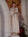 Statue : saint Antoine de Padoue (Campel fusionnée en Val d'Anast en 2017)