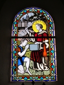 Verrière : Saint Léonard délivre un prisonnier, chapelle Saint-Léonard (Saint-Martin-sur-Oust)