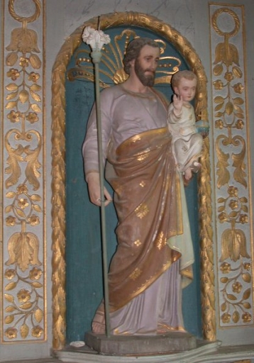 Statue : Saint Joseph et l'Enfant
