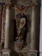 Statue : Saint Jean-Baptiste, église Saint-Martin (Saint-Martin-sur-Oust)