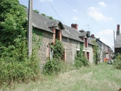 Alignement de maisons, Balac (Langon)