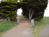 Bornes sémaphoriques, la Pointe du Roselier (Plérin-sur-Mer)