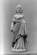 Statue (statuette, d'applique) : sainte Agnès, église Paroissiale Saint Germain (Glomel)
