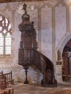 Chaire à prêcher, église paroissiale Notre-Dame (Le Quillio)