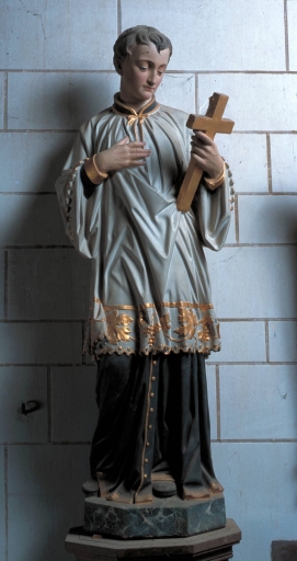 Statue sur culot : Saint Jean Berchmans (?)