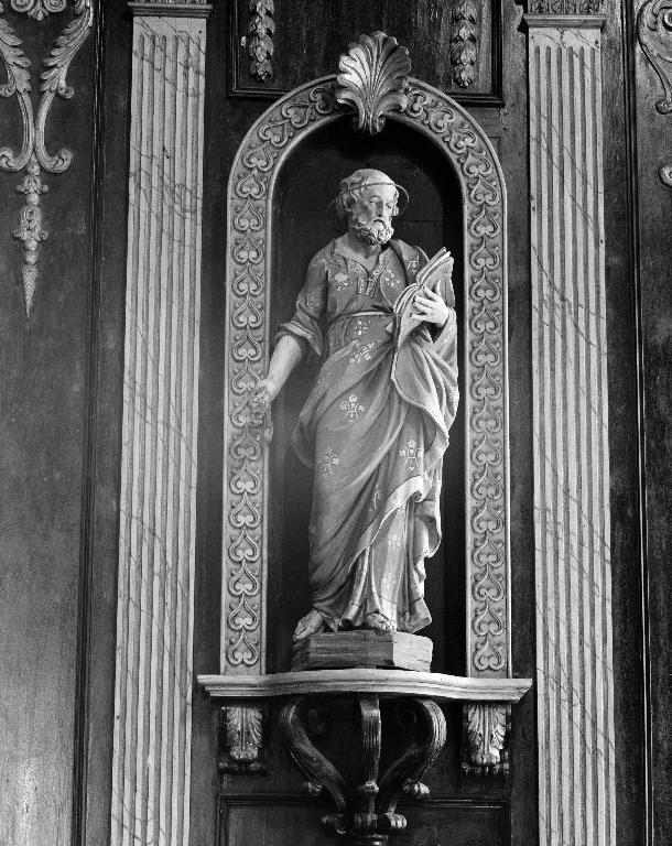 Statue : Saint Pierre, église paroissiale Saint-Pierre (Plougar)