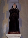 Statue : sainte Bernadette ; culot