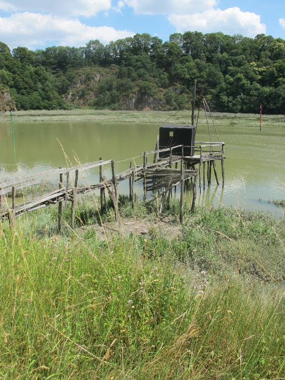 Les cabanes de carrelet en bord de Rance de la commune de Saint-Samson-sur-Rance