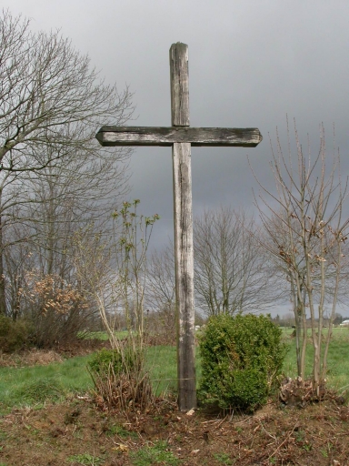 Croix de chemin, près de l'Aumône (Chancé fusionnée en Piré-Chancé en 2019)