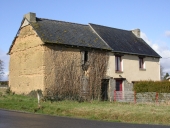Alignement de deux maisons, la Gaudinais (Saint-Domineuc)