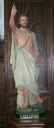 Statue sur piédestal : saint Jean-Baptiste