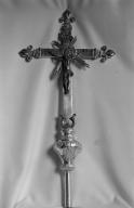 Croix de procession, église paroissiale Saint-Eloi (Saint-M'Hervé)
