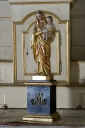 Statuette sur socle : Vierge à l'Enfant