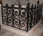 Clôture des fonts baptismaux