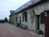 Alignement de deux fermes, la Hamonnais (Eancé)