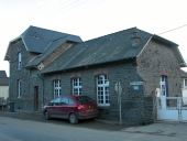 École, actuellement bibliothèque, route d'Evran (Plesder)