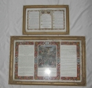 Ensemble de 2 canons d'autel (Lanhélin fusionnée en Mesnil-Roc'h en 2019)