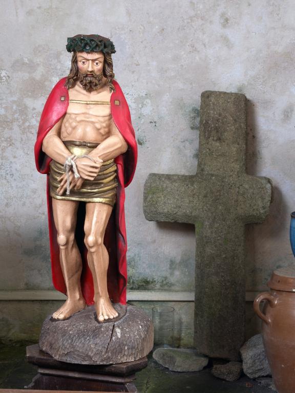Statue : Ecce homo, Chapelle Saint-Houardon (La Feuillée)