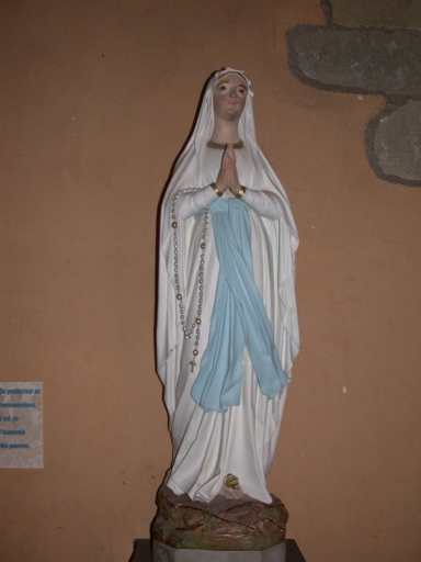 Statue : Vierge, dite Notre Dame de Lourdes