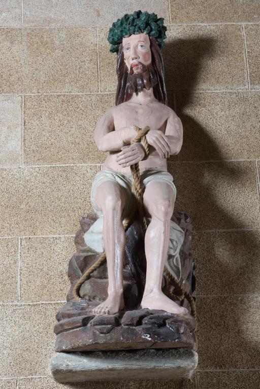Statue : Christ aux liens, Eglise de la Trinité-de-Brelevenez (Lannion)