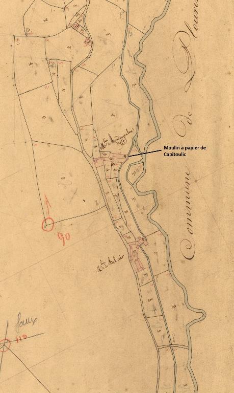 Moulin à papier, Capitoulic (Pleyber-Christ)