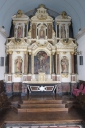Maître-autel : retable, autel et tabernacle