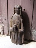 Statue : Sainte Geneviève, chapelle Saint-Méen (La Chapelle-Caro fusionnée en Val d'Oust en 2016)