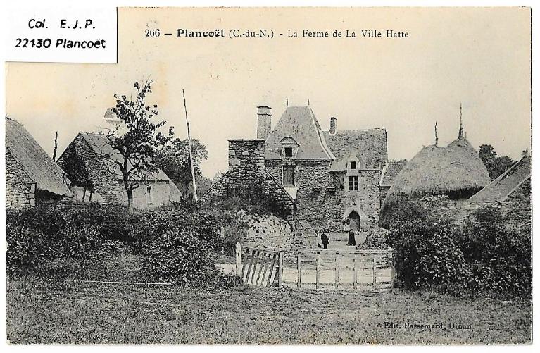 Ancien manoir de la Ville-Hatte, La Ville Hatte (Plancoët)