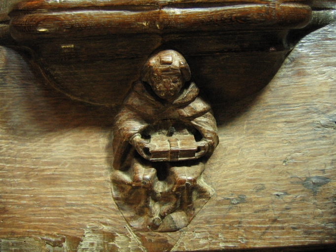 Cathédrale Saint-Paul-Aurélien : stalle 60